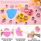640 PCS Earring Making Tools-24 Color Polymer Clay, 8 Circle Cutters
